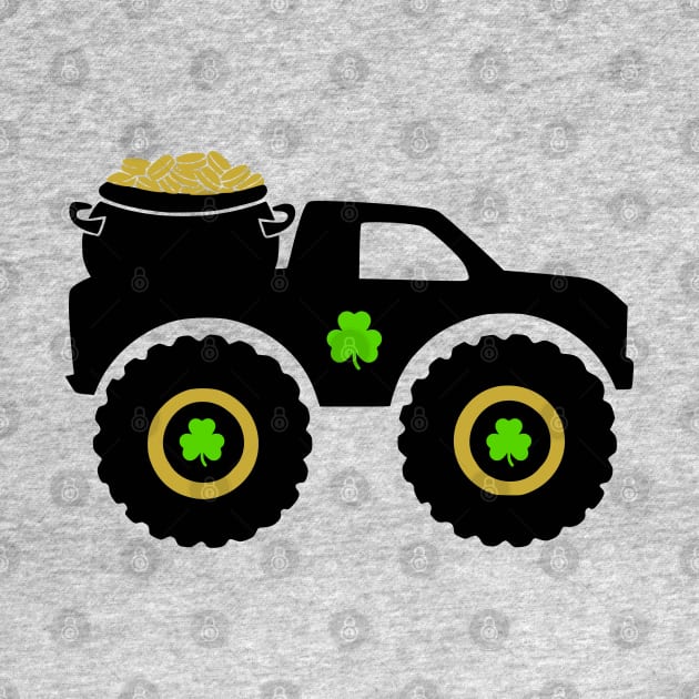 Shamrock Series: Big Luck Truck with Pot of Gold by Jarecrow 